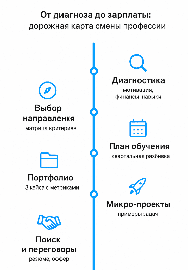 Дорожная карта смены профессии